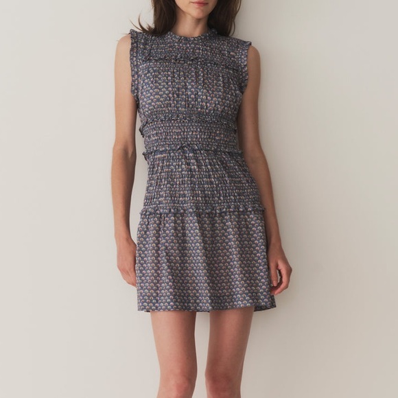 Doen Tracie Lightweight Cotton A-Line Mini Dress Sleeveveless XXS - Picture 2 of 10